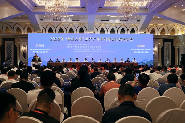 2023年“粤企入桂”助力广西乡村振兴现场推进会现场。李忠波摄