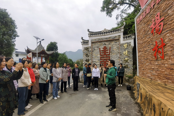 在杨村基层社会治理现场教学点