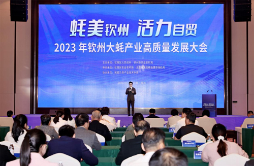 2023年钦州大蚝产业高质量发展大会现场。主办方供图