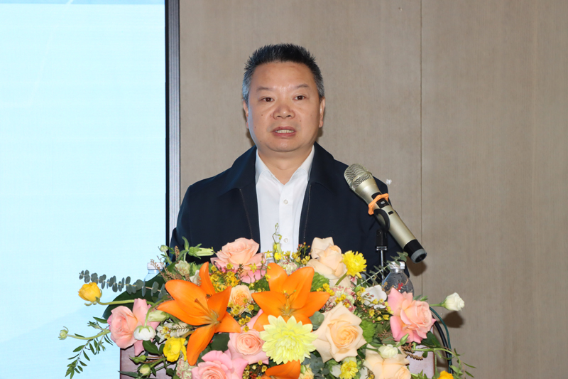 刘揖建致辞。覃玲江摄