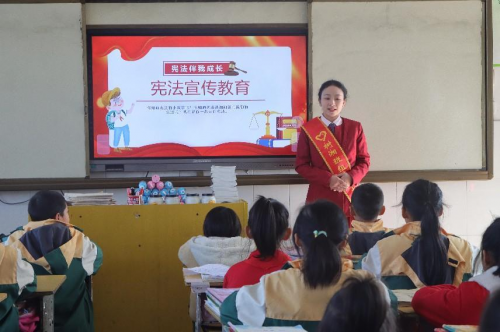普及宪法知识。