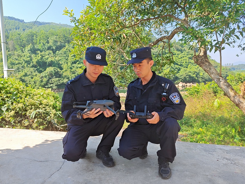 利用无人机强化巡逻防控