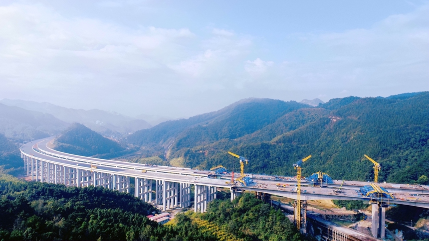 桂柳改擴建項目。廣西高速公路發展中心供圖