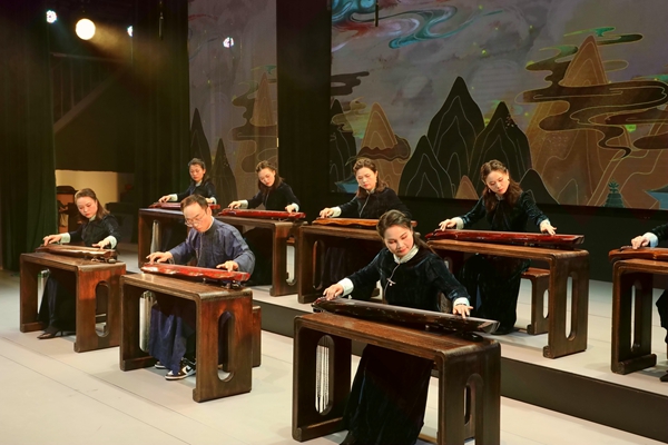《神人畅》古琴合奏。张文凯摄