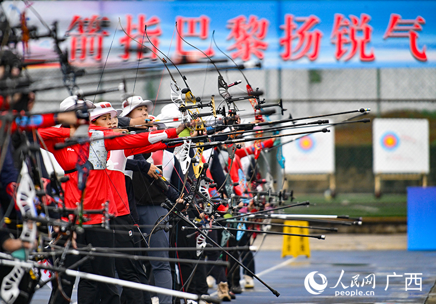 比赛现场。人民网 雷琦竣摄