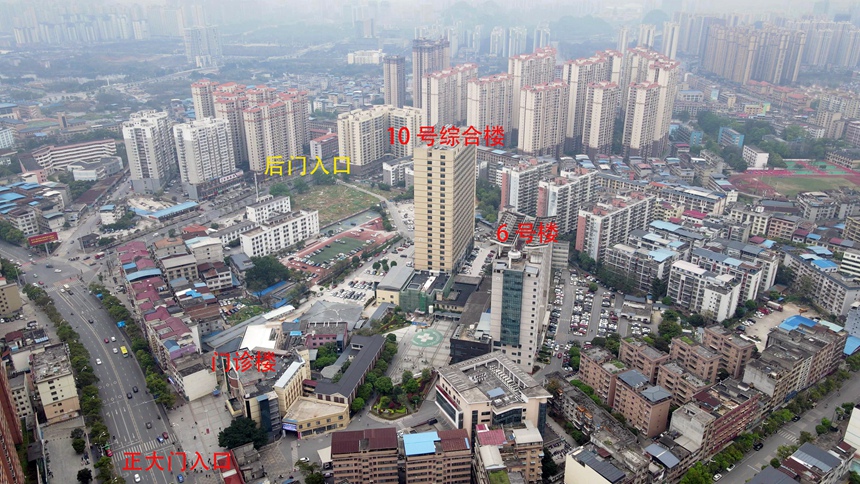 桂医二附院楼层分布图