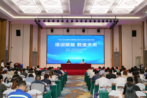 培训活动现场。 崇左市工信局供图