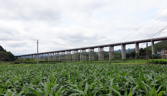 河池至荔波高速公路T3标主体工程全部完成