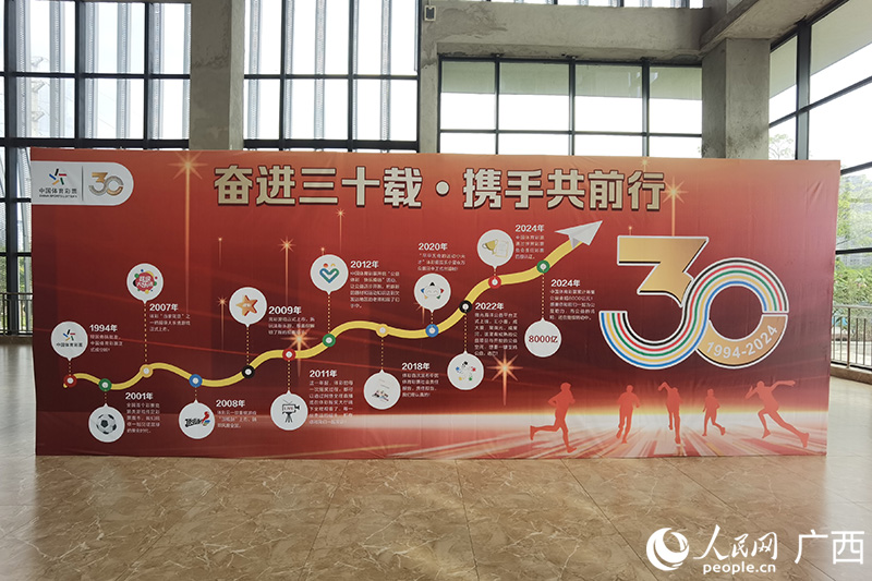 今年是中國體育彩票全國統一發行30周年。人民網記者 覃心攝