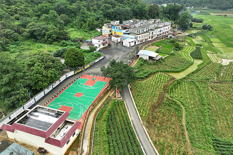 岳圩镇怀光村肯屯国门党校。岳圩镇人民政府供图