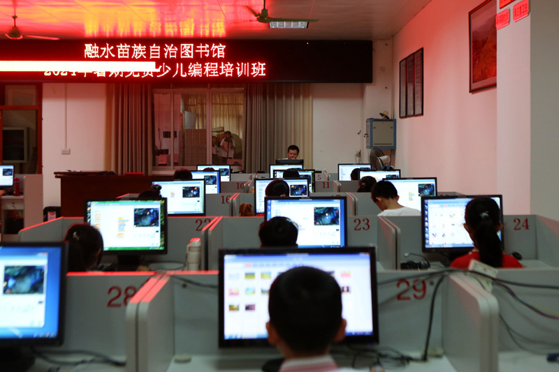 開設少兒編程課程。