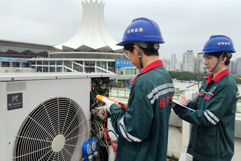 南寧國際會展中心維保。桂物金岸公司供圖