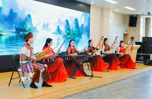广西特色非遗乐器演奏。广西文旅厅供图