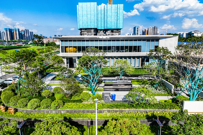 项目营销中心。中交公园学府项目供图