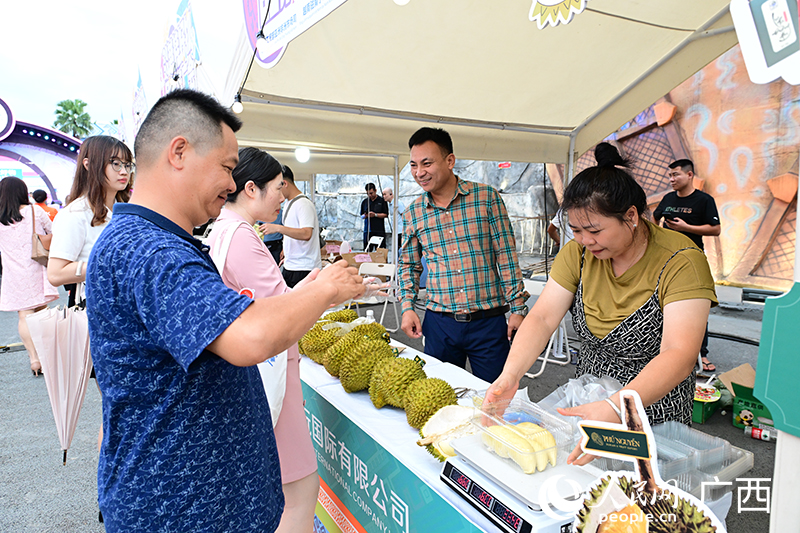 越南榴蓮。人民網 雷琦竣攝