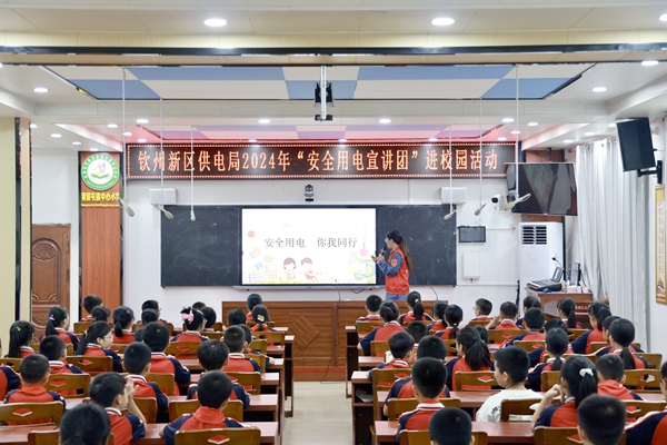 南方电网广西钦州新区供电局青年志愿者宣讲现场(许裕摄).jpg