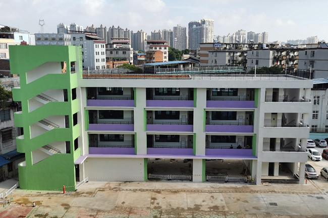 五一東路小學項目竣工。吳迪攝
