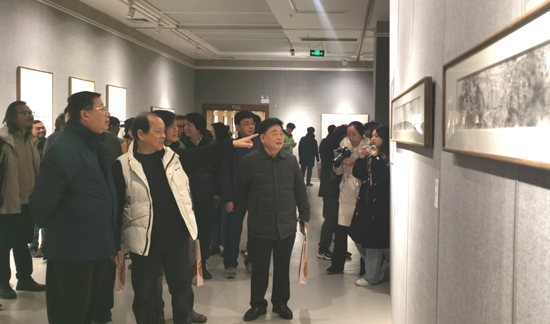 作品展现场。张赞摄