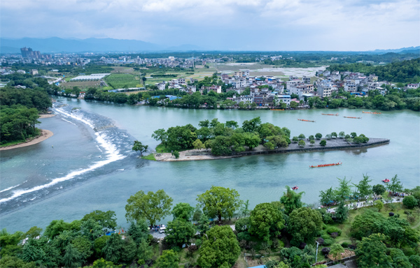 灵渠美景。桂林市兴安生态环境局供图