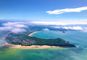 涠洲岛远眺