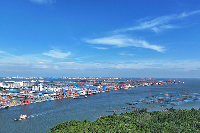 北部湾港防城港码头。广西北部湾国际港务集团供图