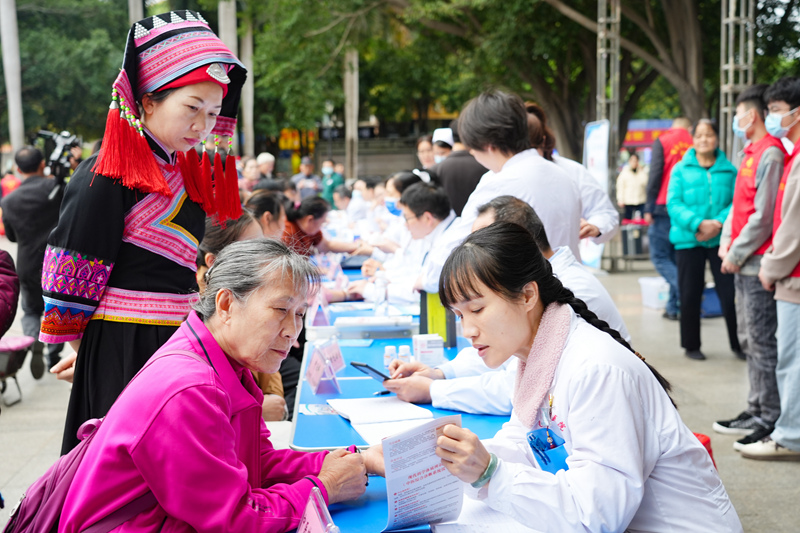 活動現場。百色市人民醫院供圖