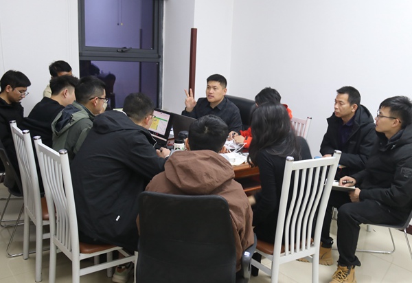 國道230房山段項目開展技術研討。韋燕金攝