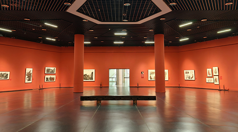 中國書畫名家壯美廣西採風行作品展開展。主辦方供圖