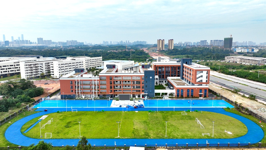 南宁市松柏小学项目。广西路建集团供图