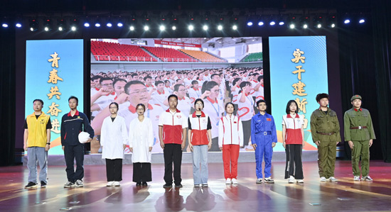 情景劇表演。張健攝