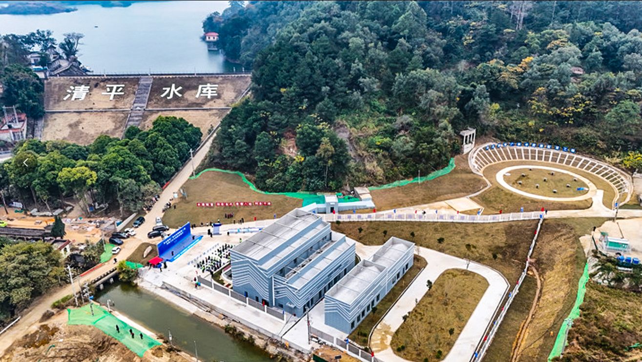 环北部湾广西水资源配置工程宾阳大庄支线清平泵站。资料图片