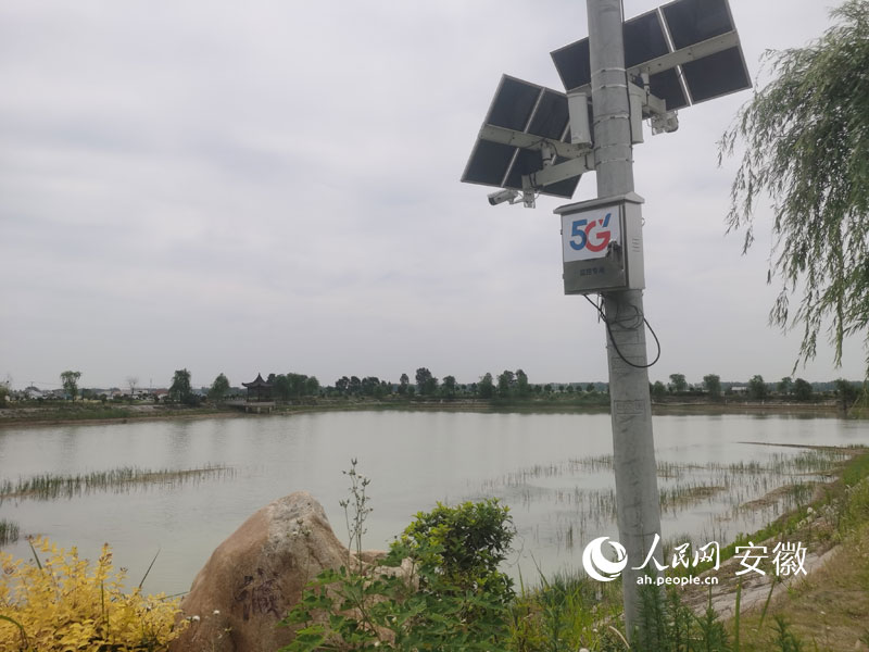 电信公司为农村水域安装的防溺水设备