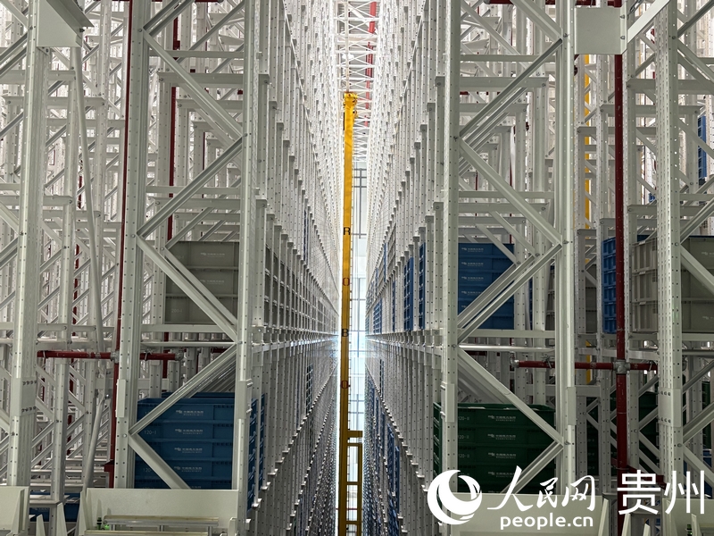 计量中心内的仓储接驳区