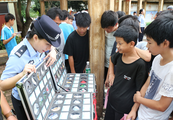 禁毒教育展示区。