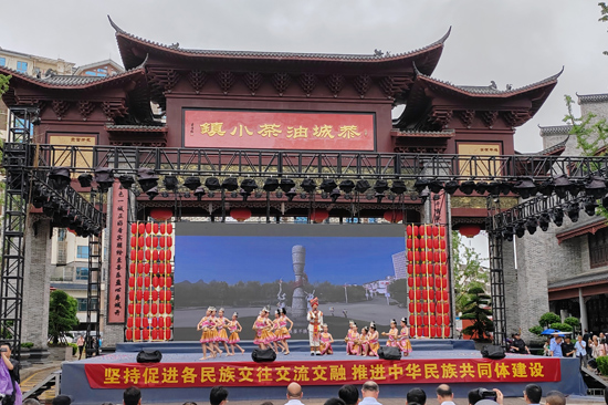 油茶文化节开幕式现场。陈元姣摄