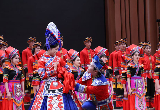 演出現場。桂林旅游學院供圖