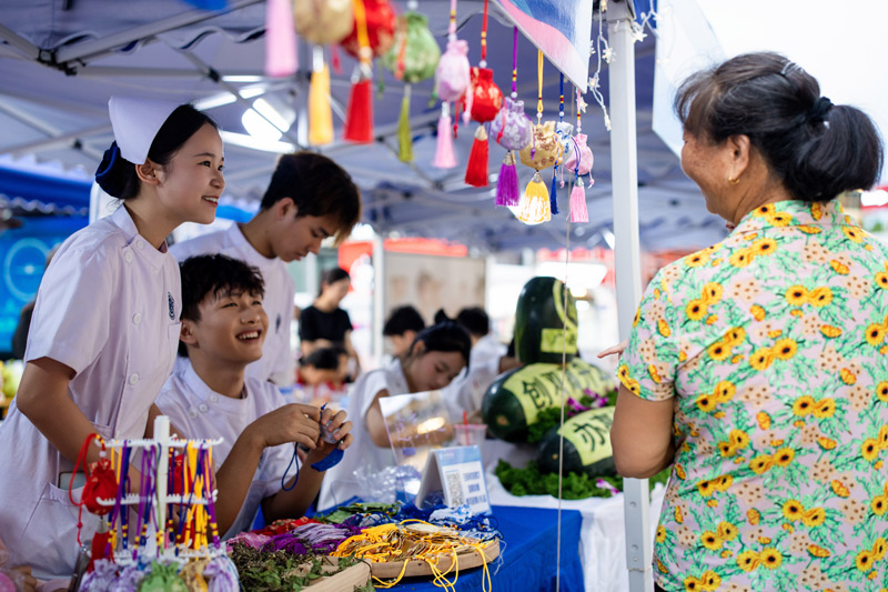 活动现场。学校供图