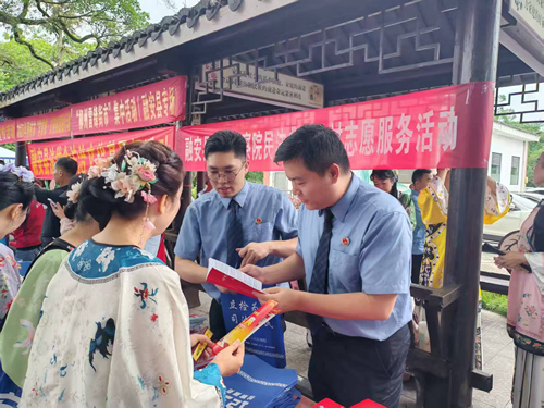 活动现场。融安县人民法院供图