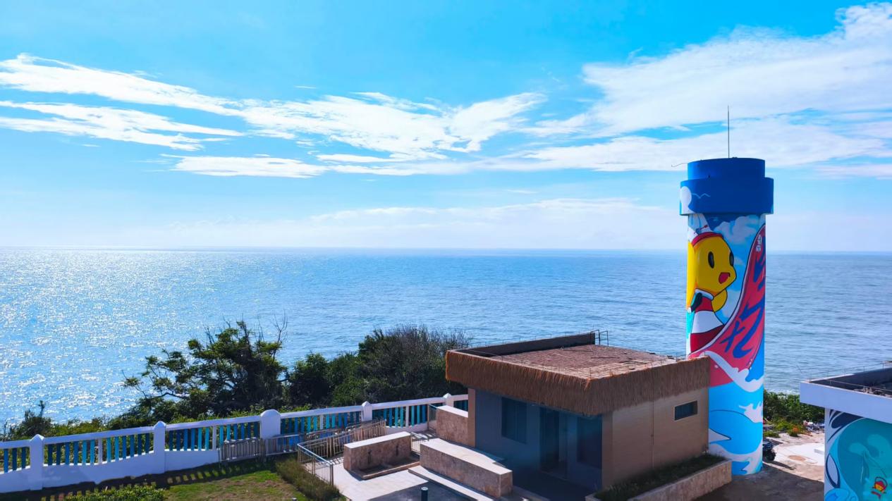 环岛木栏头灯塔文化驿站之畔的秀丽滨海风光