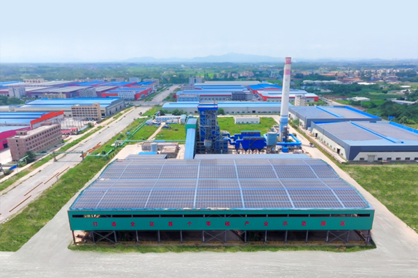 贵港农林生物质能清洁集中供热项目。广西现代物流集团供图