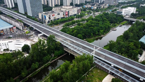 即将通车的茶惠大道（一标段）