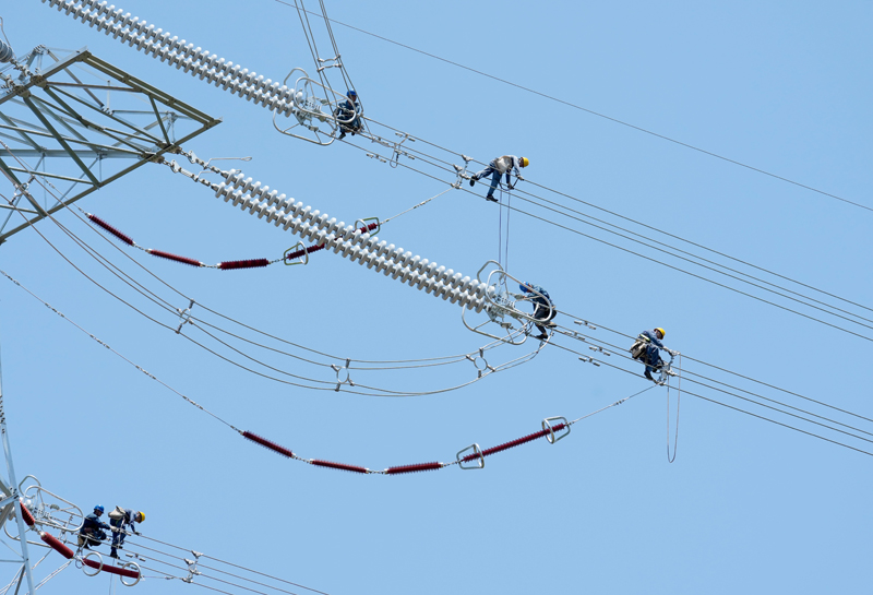 5月26日，廣西首條百萬千瓦級抽水蓄能電站能源“大動脈”投運。馬華斌攝