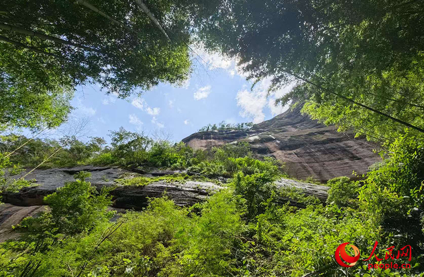 八角寨旅游景區環境優美。人民網 梁章暉攝