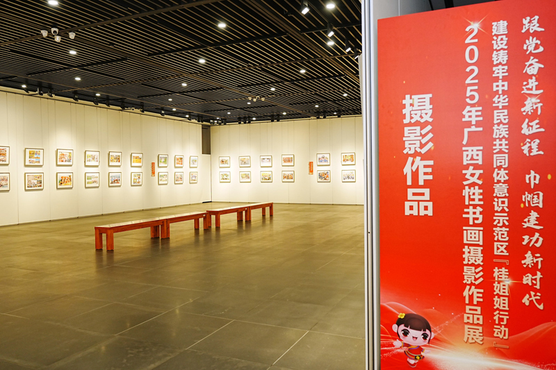 2025年廣西女性書畫攝影作品展。吳韻琴攝