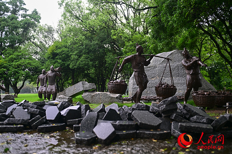 桂林灵渠水利风景区。人民网 雷琦竣摄