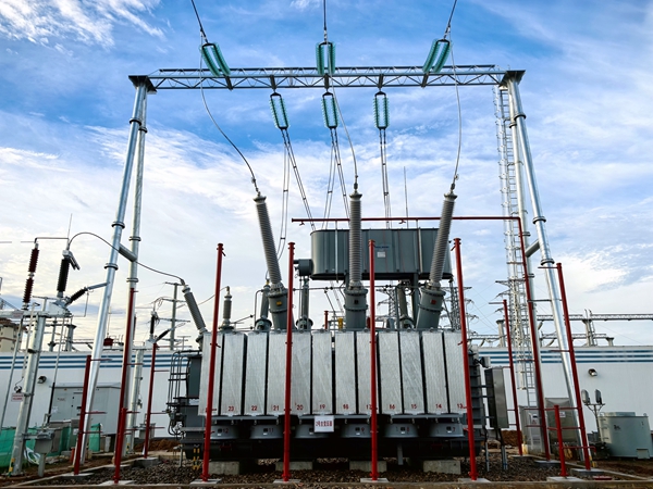 220千伏方竹變電站擴建工程成功投運。陳世勝攝