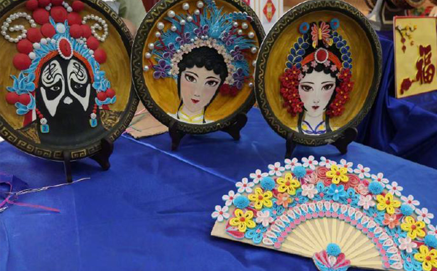 廣西女子監獄手工藝品展示。陸婷婷攝