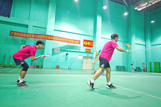 比赛现场。学校供图