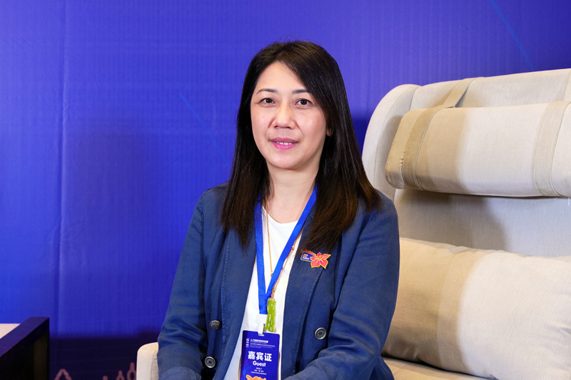 香港广西妇女联会主席毛燕珊。何善权摄