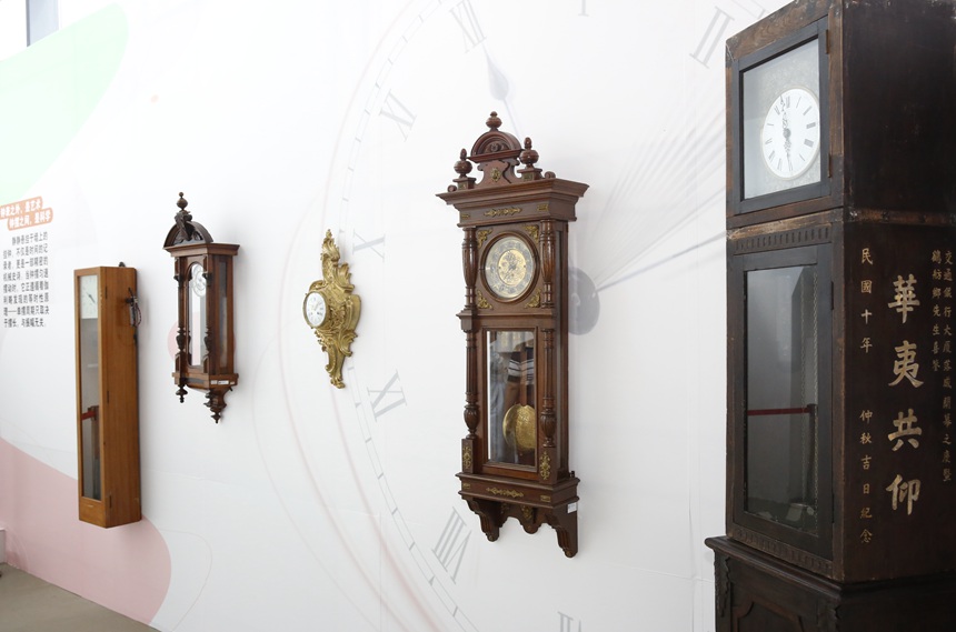 展出的部分展品。王靖山攝